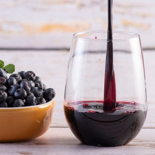 Jugo concentrado de arándano