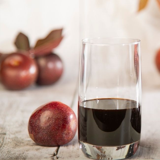 Jugo concentrado de ciruela fresca