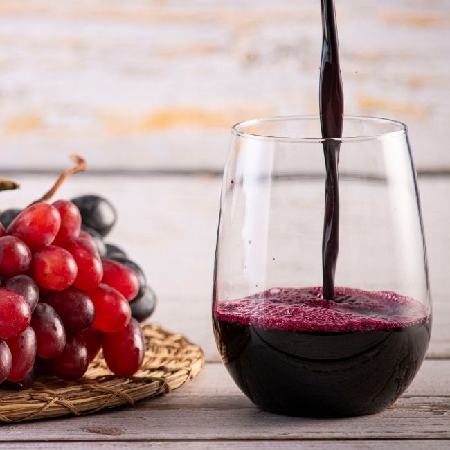 Jugo concentrado de uva